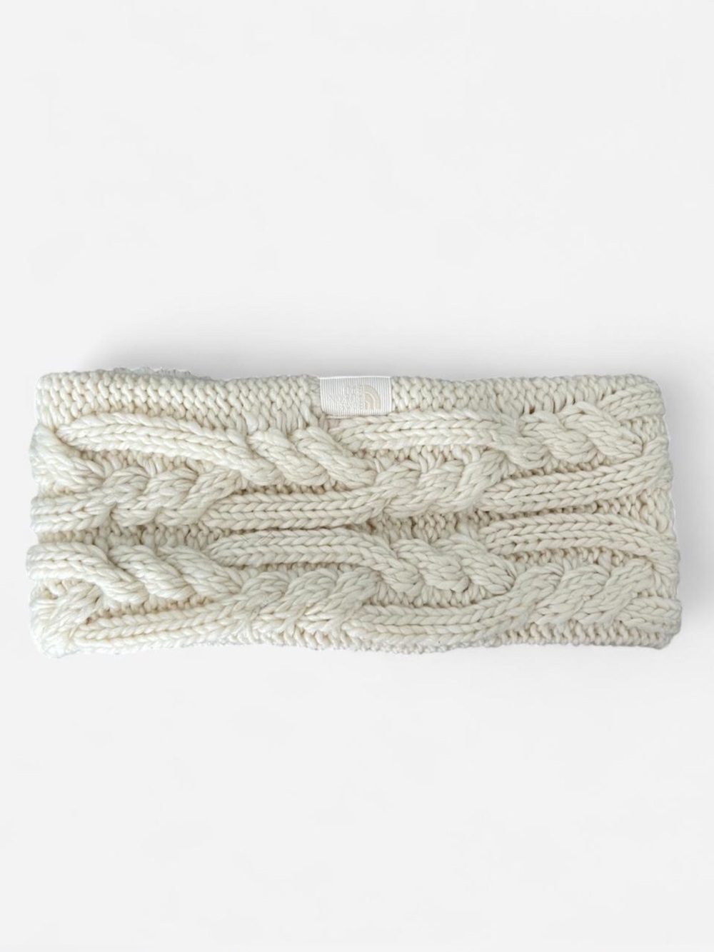 The North Face Cozy Cable Knit Headband - Cream